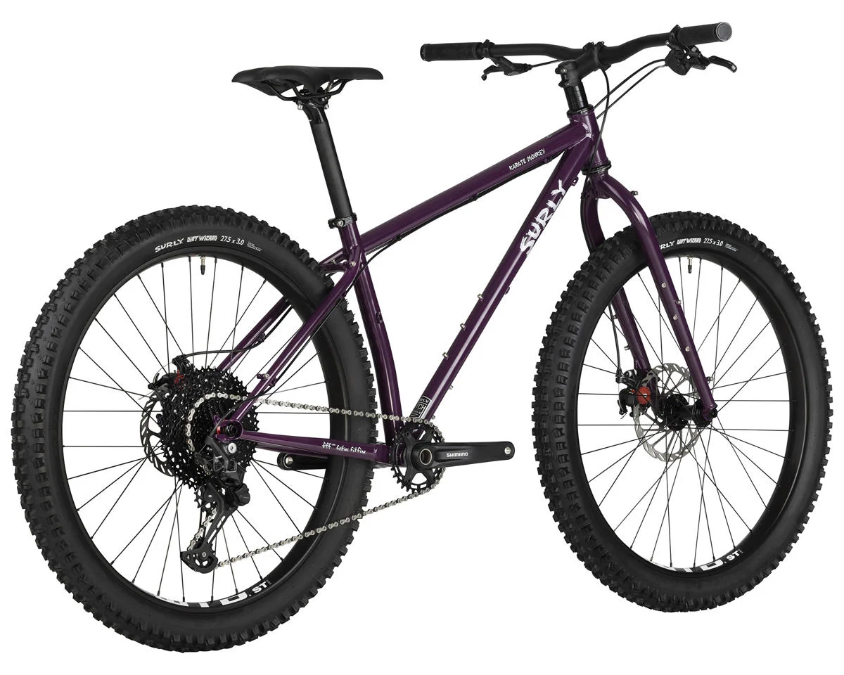 Surly Karate Monkey 27.5" Rigid Mountain Bike (Organic Eggplant) (XL) - view 2